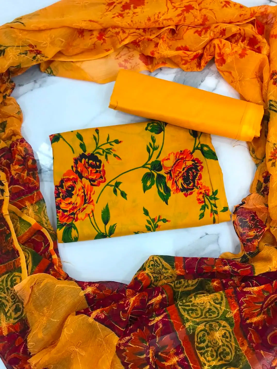 3PC PURE LAWN BRANDED