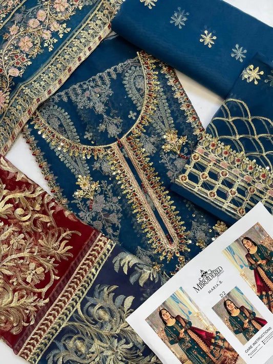 4PC ZINC FANCY HEAVY EMBROIDERY WORK