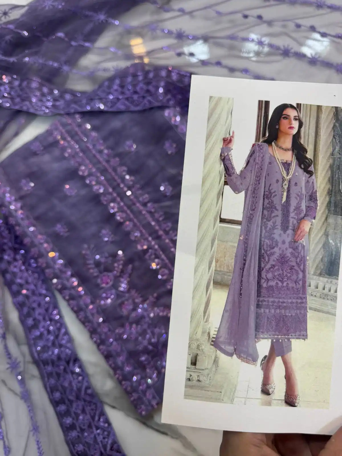 4PC SHEESHA SILK FANCY HEAVY EMBROIDERY WORK