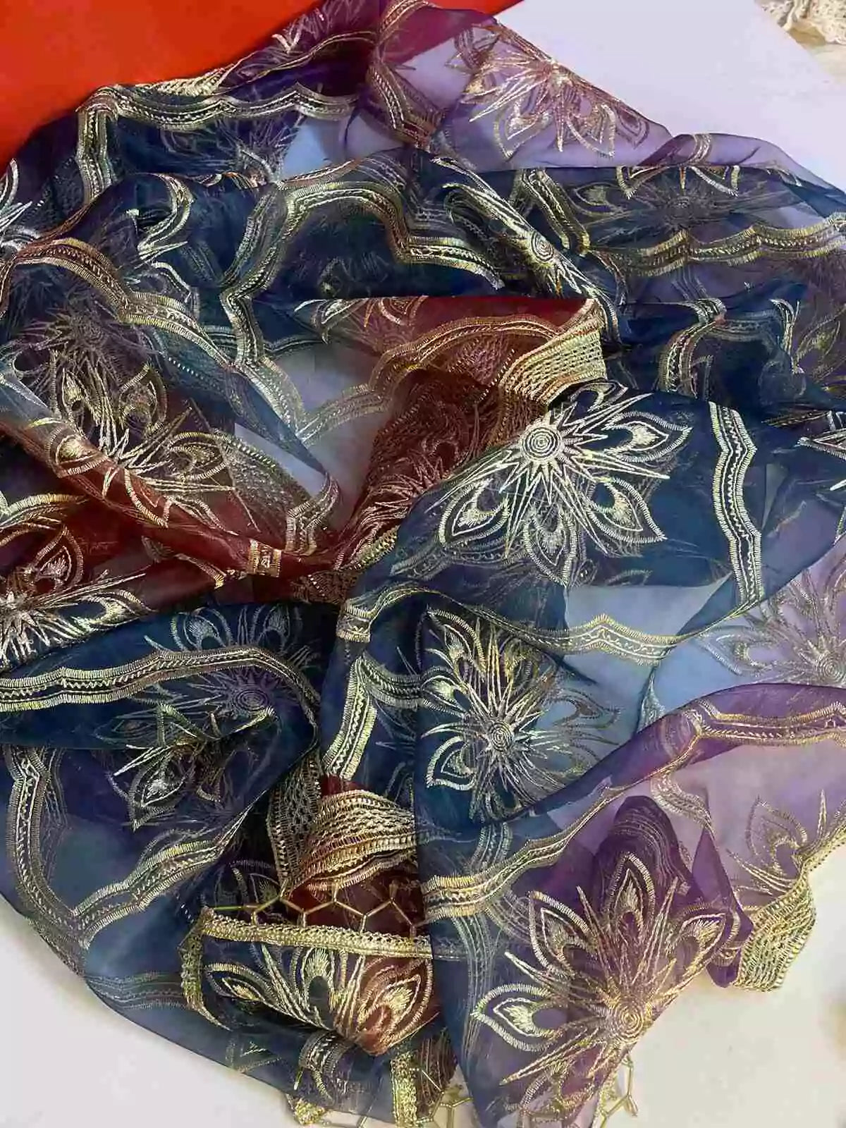 4PC ZINC BRANDED FANCY SUIT FULLY EMBROIDERED WORK