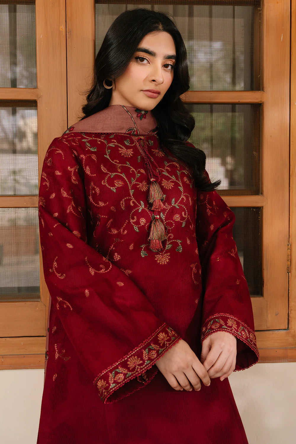 JAZMIN 4PC EMBROIDERED LAWN
