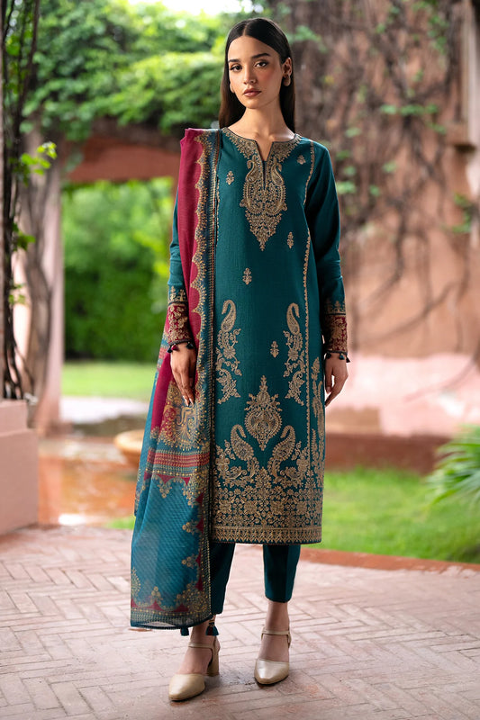 JAZMIN 4PC EMBROIDERED LAWN