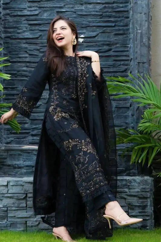 NISHAT 4PC EMBROIDERED LAWN