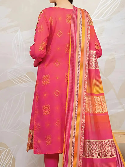 3PC PREMIUM KHADDAR PRINTED SUIT