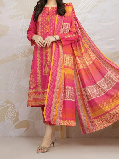 3PC PREMIUM KHADDAR PRINTED SUIT