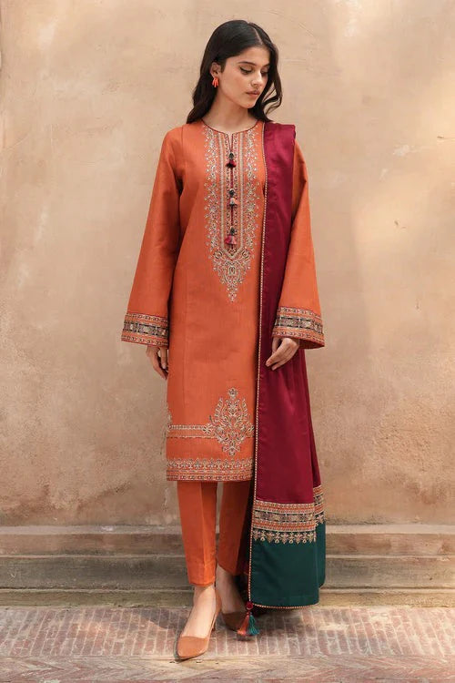JAZMIN 4PC EMBROIDERED LAWN