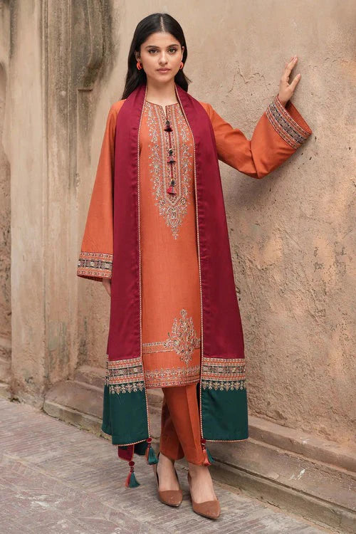 JAZMIN 4PC EMBROIDERED LAWN