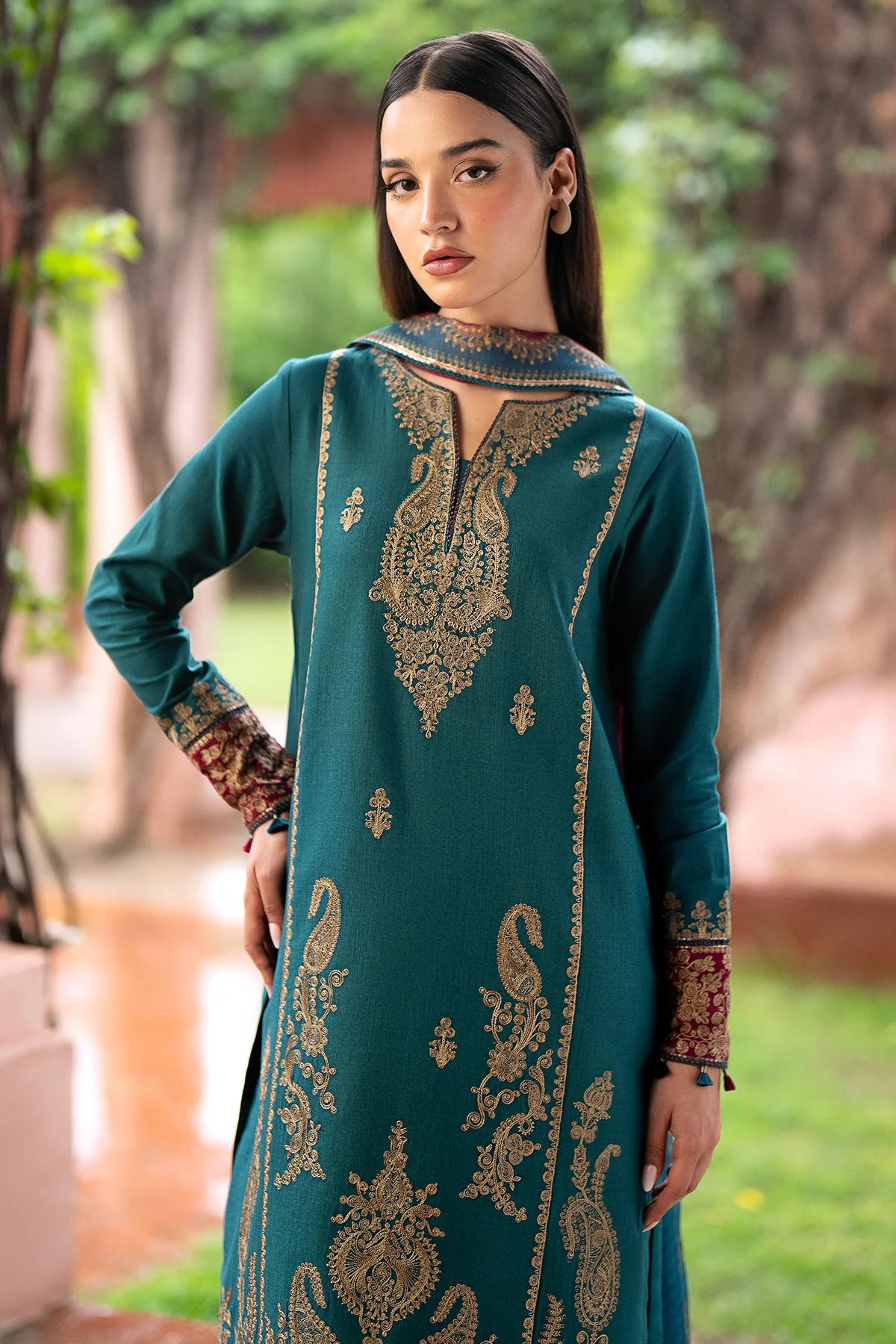 JAZMIN 4PC EMBROIDERED LAWN