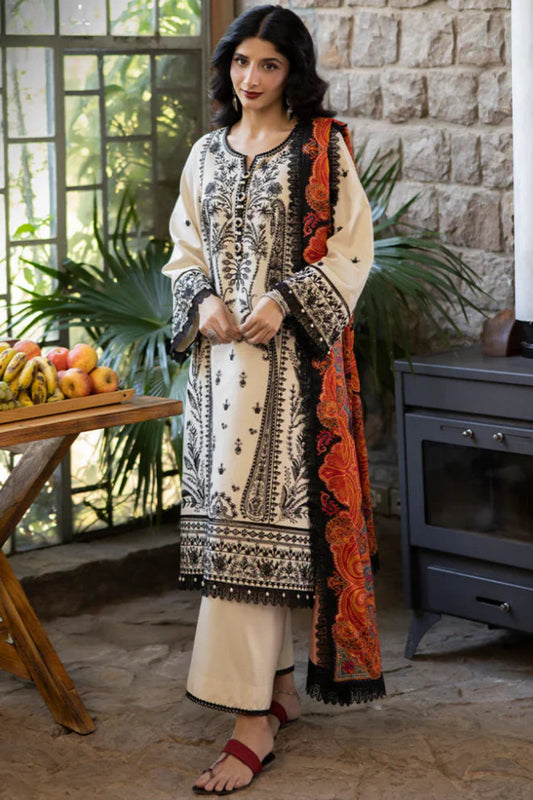 ASIM JOFA 4PC EMBROIDERED LAWN
