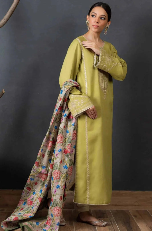 SAPPHIRE 4PC EMBROIDERED LAWN