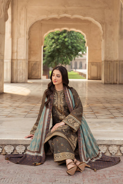 JAZMIN 4PC EMBROIDERED LAWN