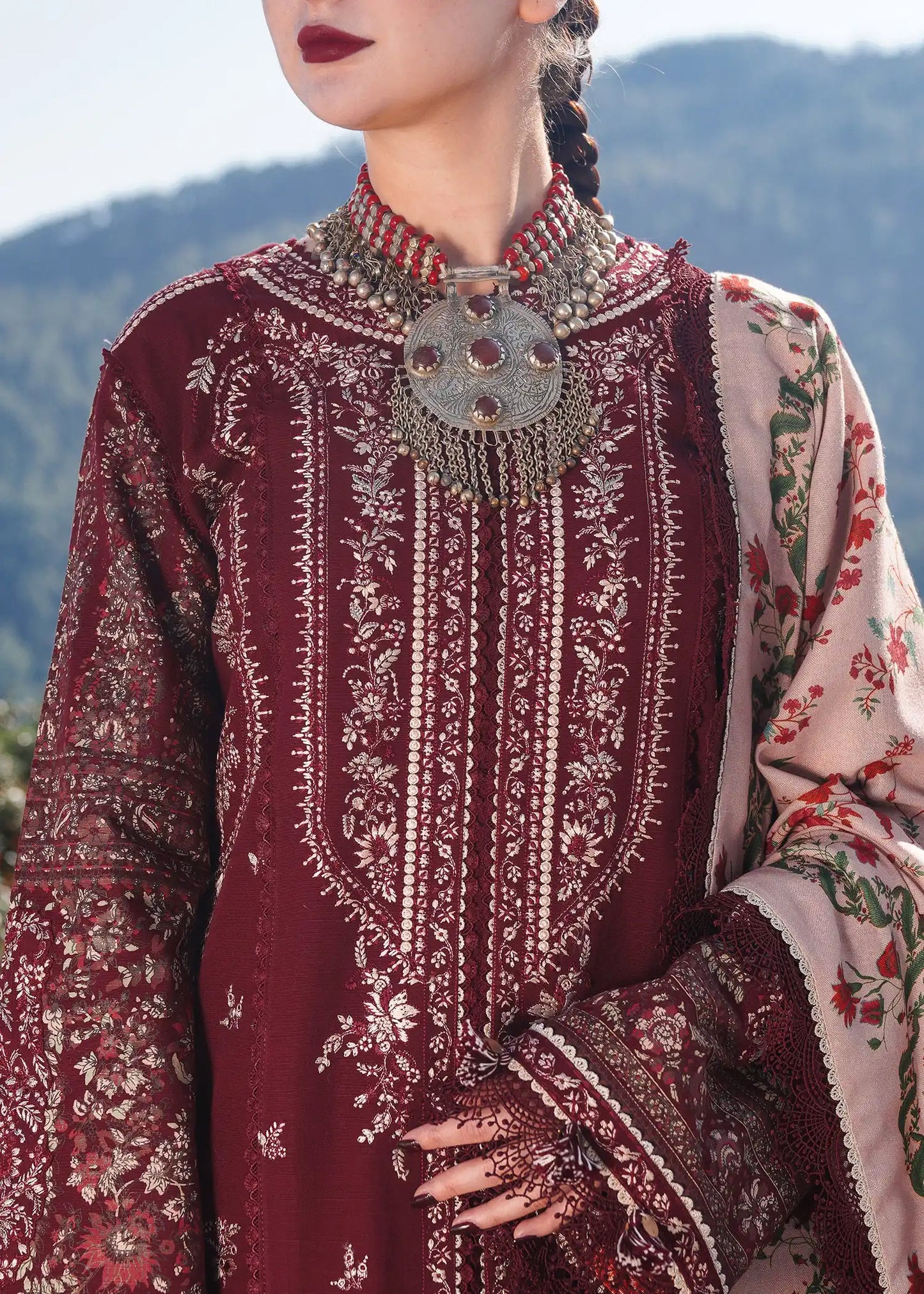HUSSAIN REHAR 4PC EMBROIDERED LAWN