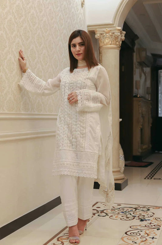 KHAADI 4PC EMBROIDERED LAWN