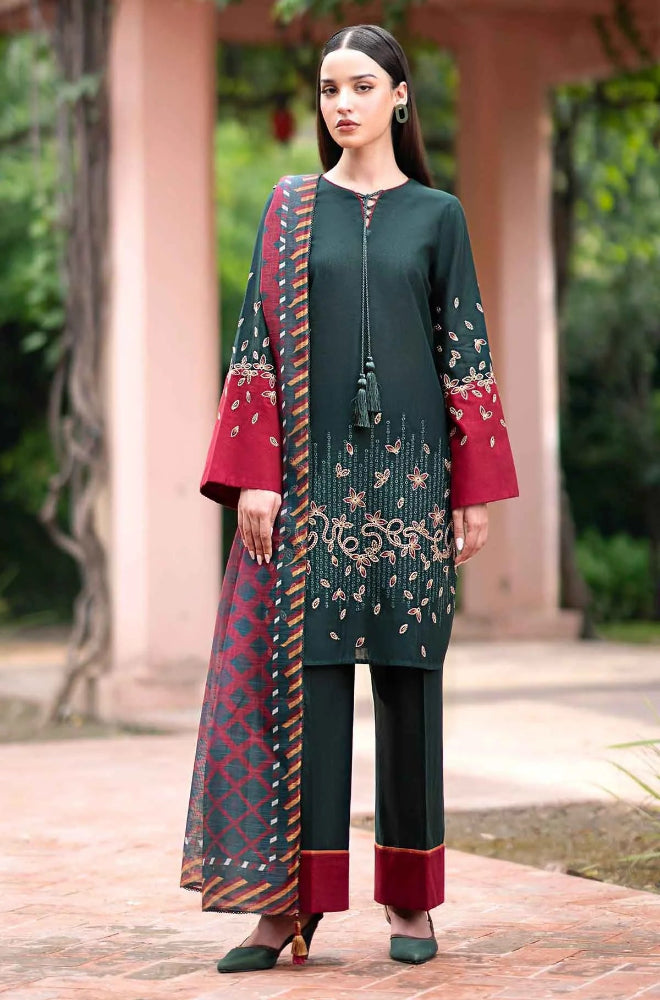 JAZMIN 4PC EMBROIDERED LAWN