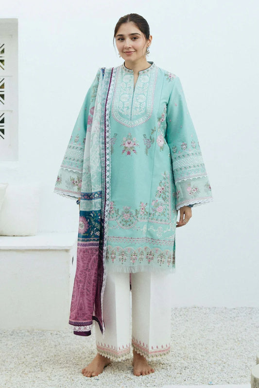 ZARA SHAHJAHAN 4PC EMBROIDERED LAWN
