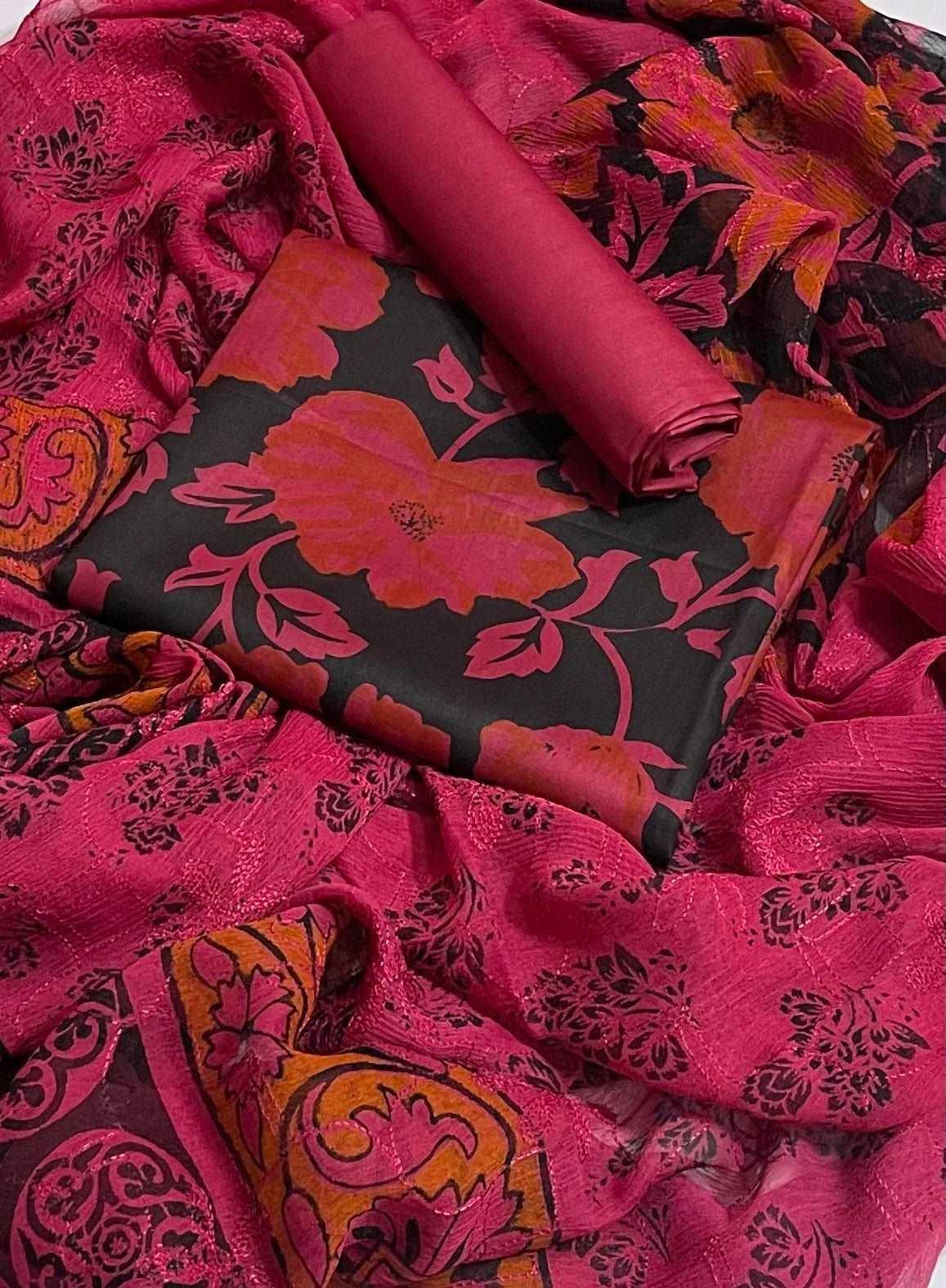 3PC PREMIUM LAWN FULLY EMBROIDERED DUPATTA