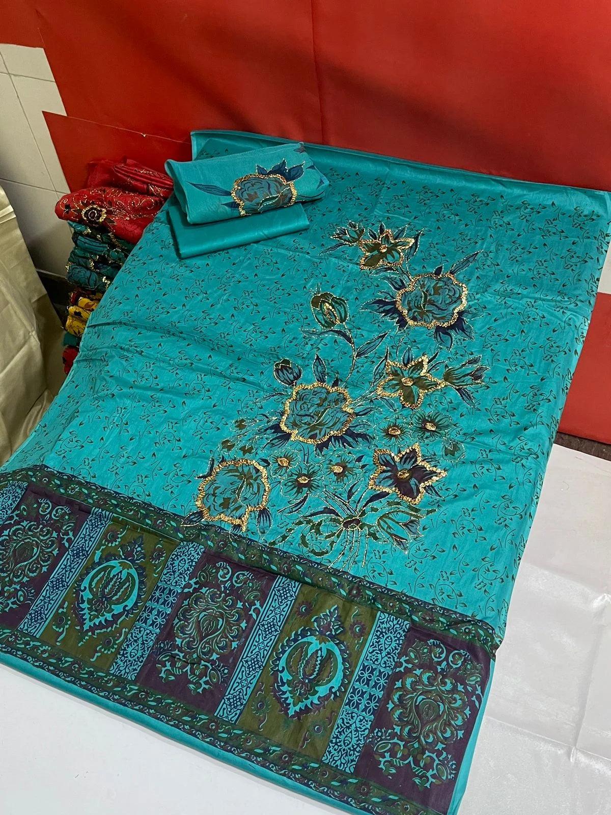 3PC LUXURY LAWN HEAVY GOTTA WORK - Elaichi Clothing