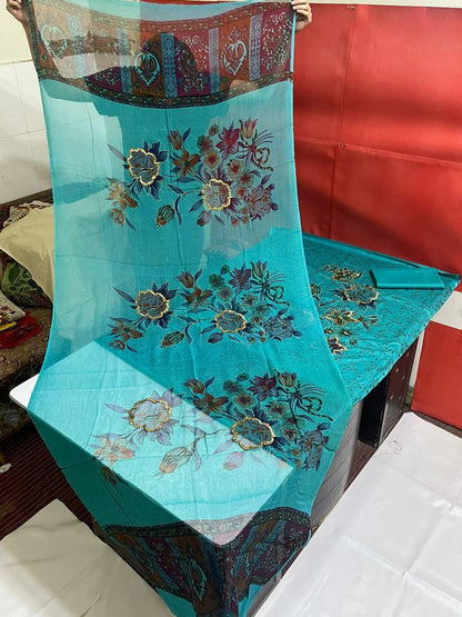 3PC LUXURY LAWN HEAVY GOTTA WORK - Elaichi Clothing