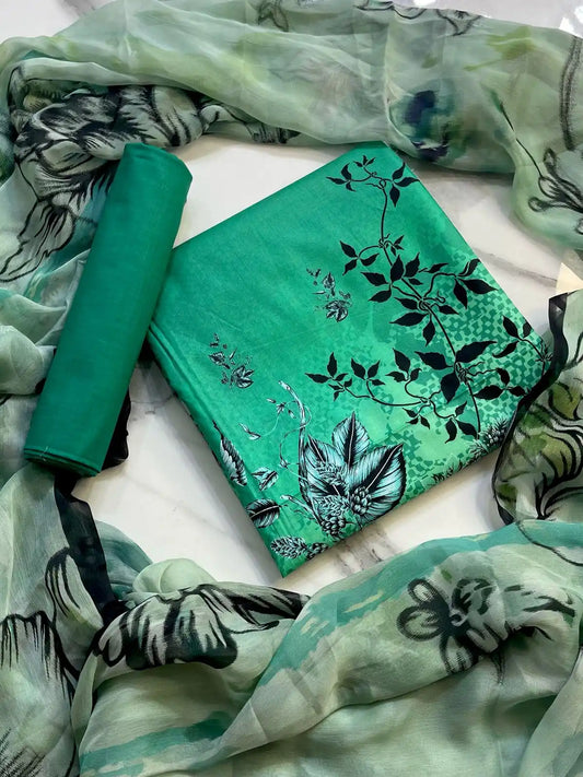 3PC LUXURY LAWN PRINTED