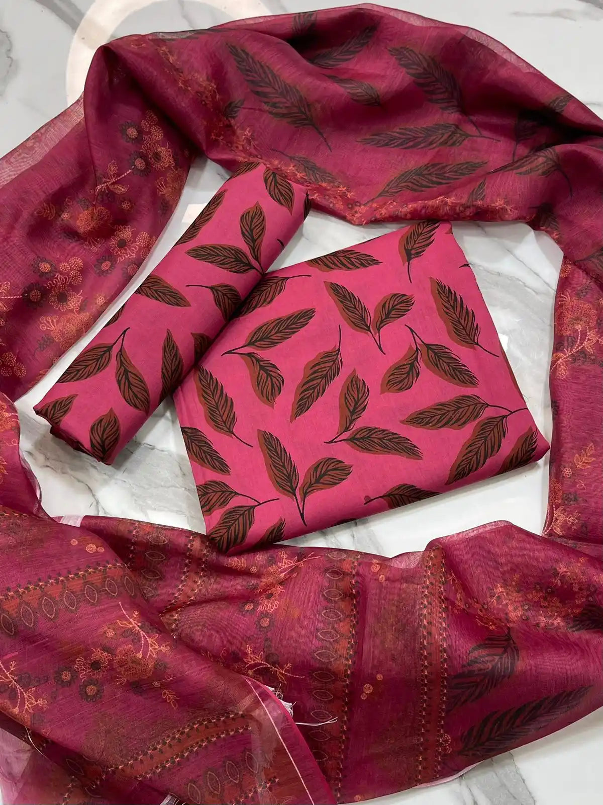 3PC PURE LUXURY LAWN PRINTED