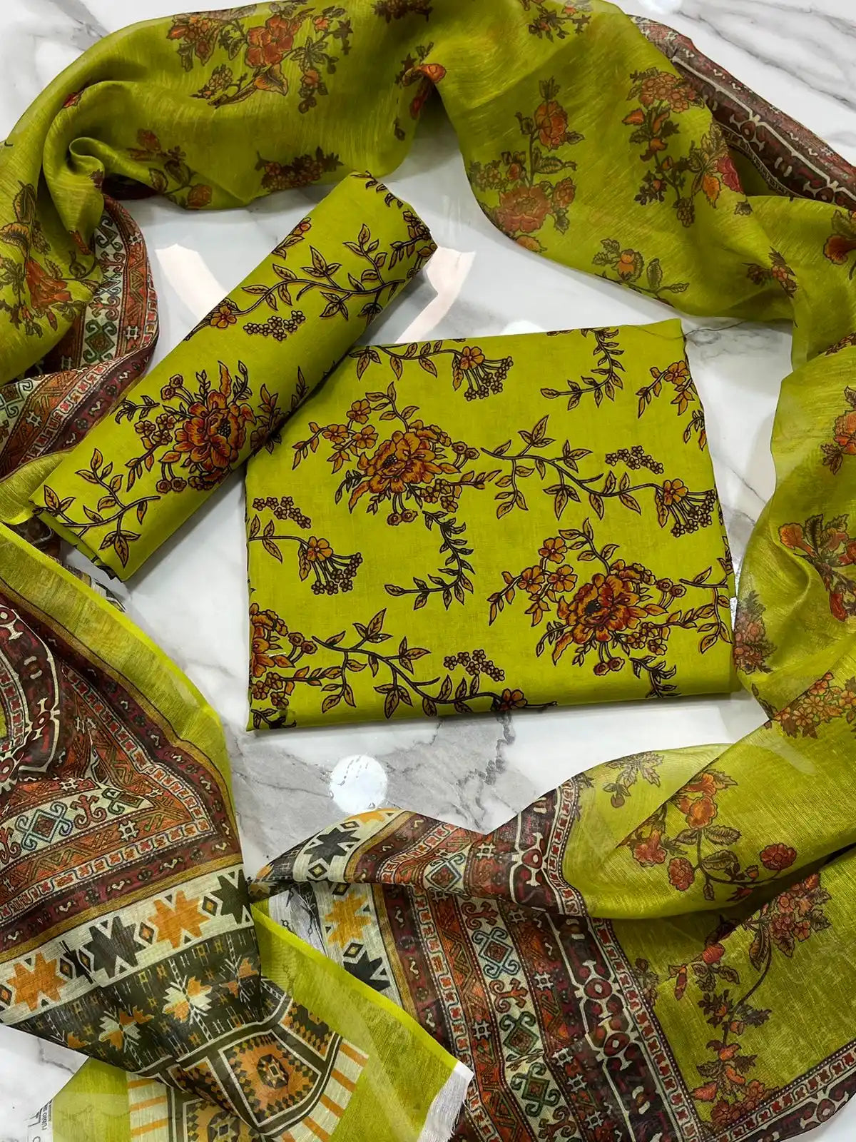 3PC PURE LUXURY LAWN PRINTED