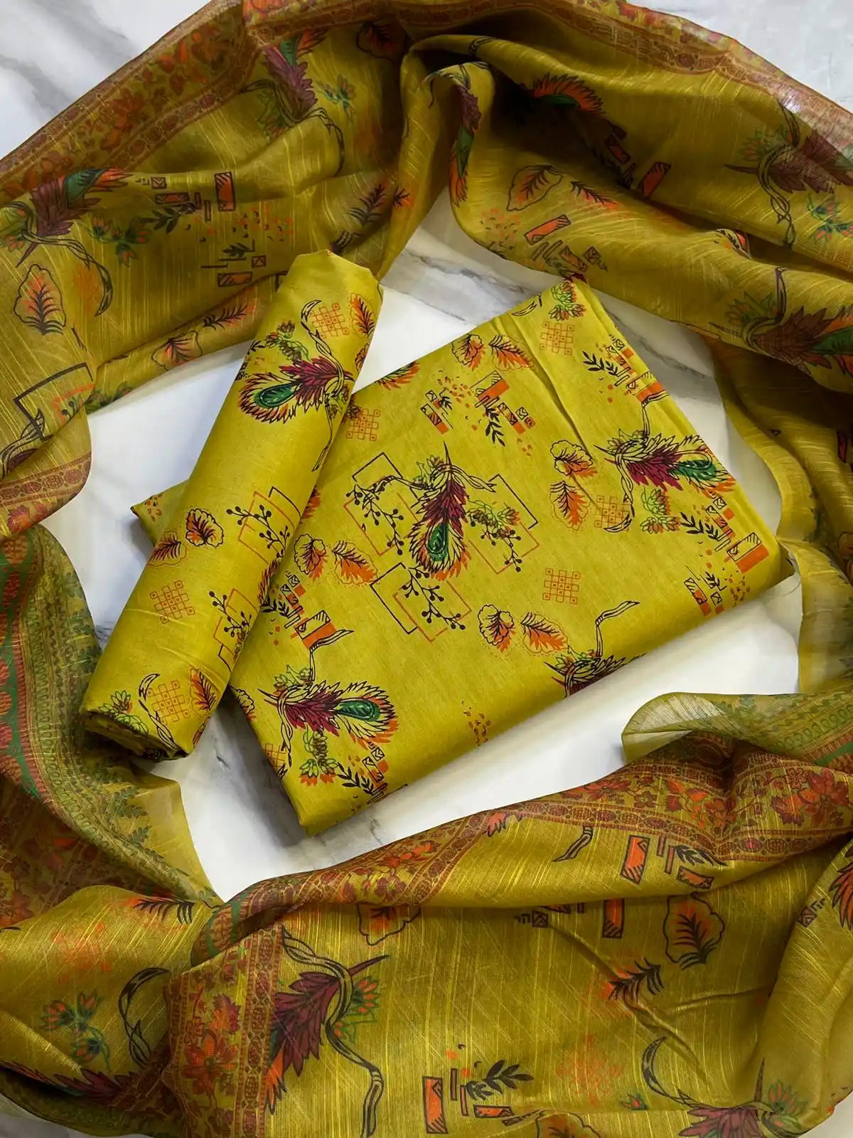 3PC PURE LUXURY LAWN PRINTED
