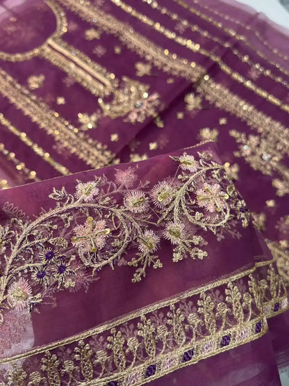 4PC KAASNI FANCY HEAVY EMBROIDERY WORK
