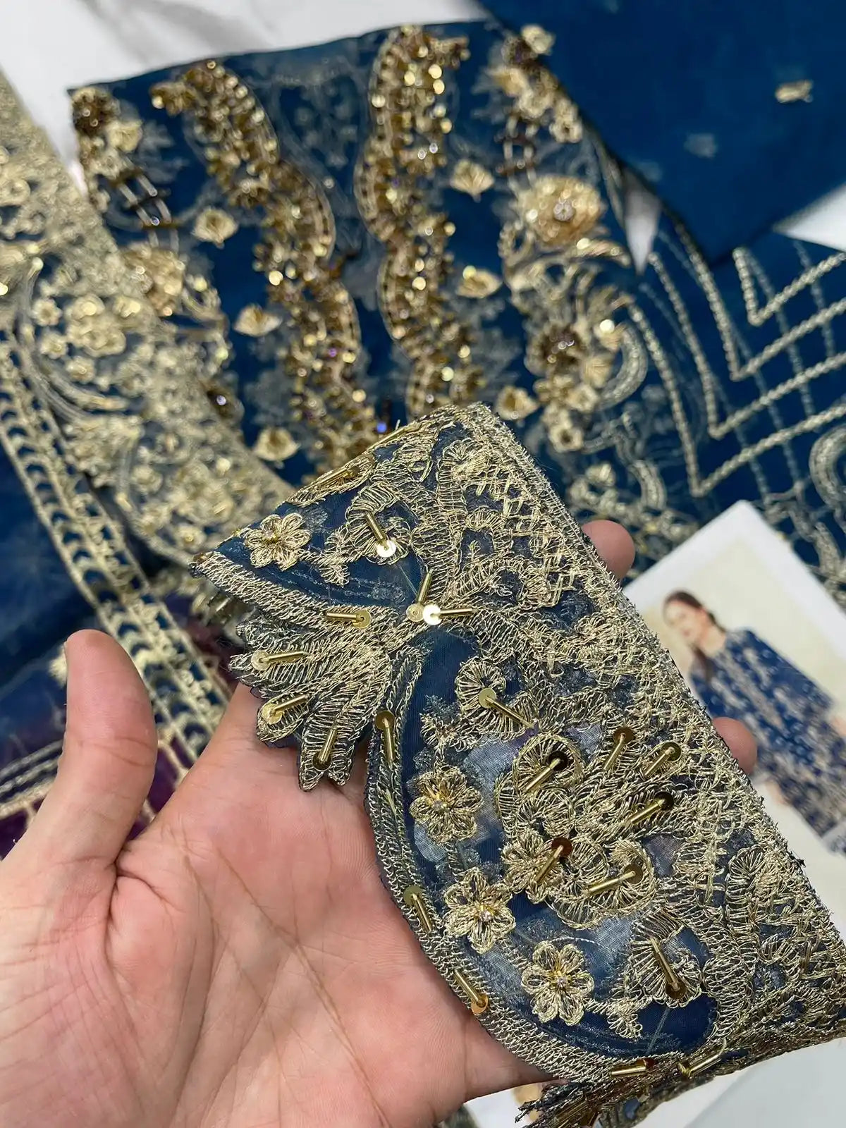 4PC FANCY HEAVY EMBROIDERY WORK