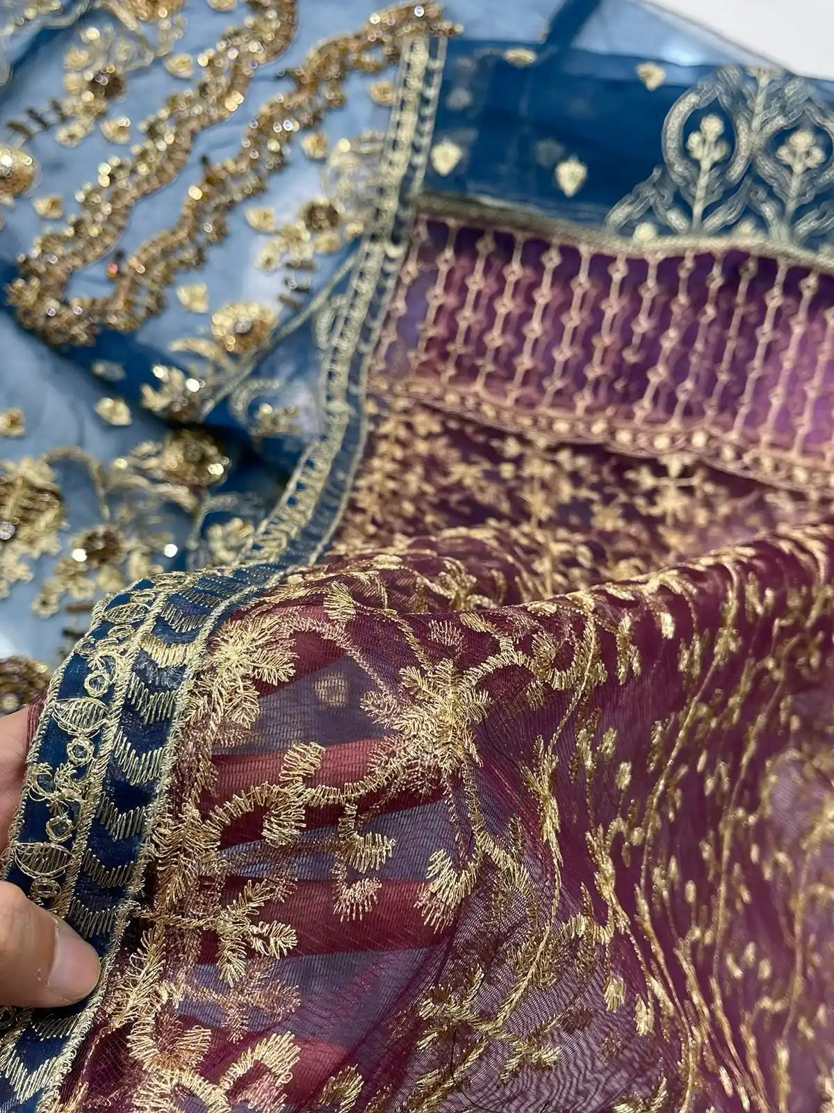 4PC FANCY HEAVY EMBROIDERY WORK