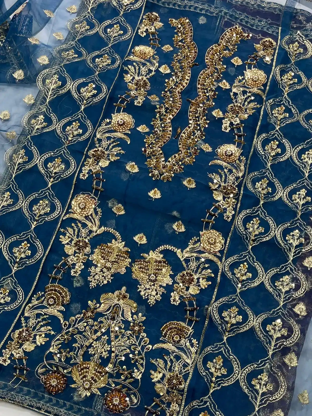 4PC FANCY HEAVY EMBROIDERY WORK