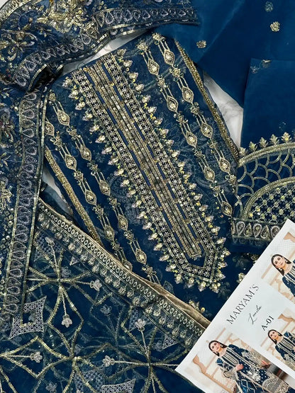 4PC FANCY HEAVY EMBROIDERY WORK