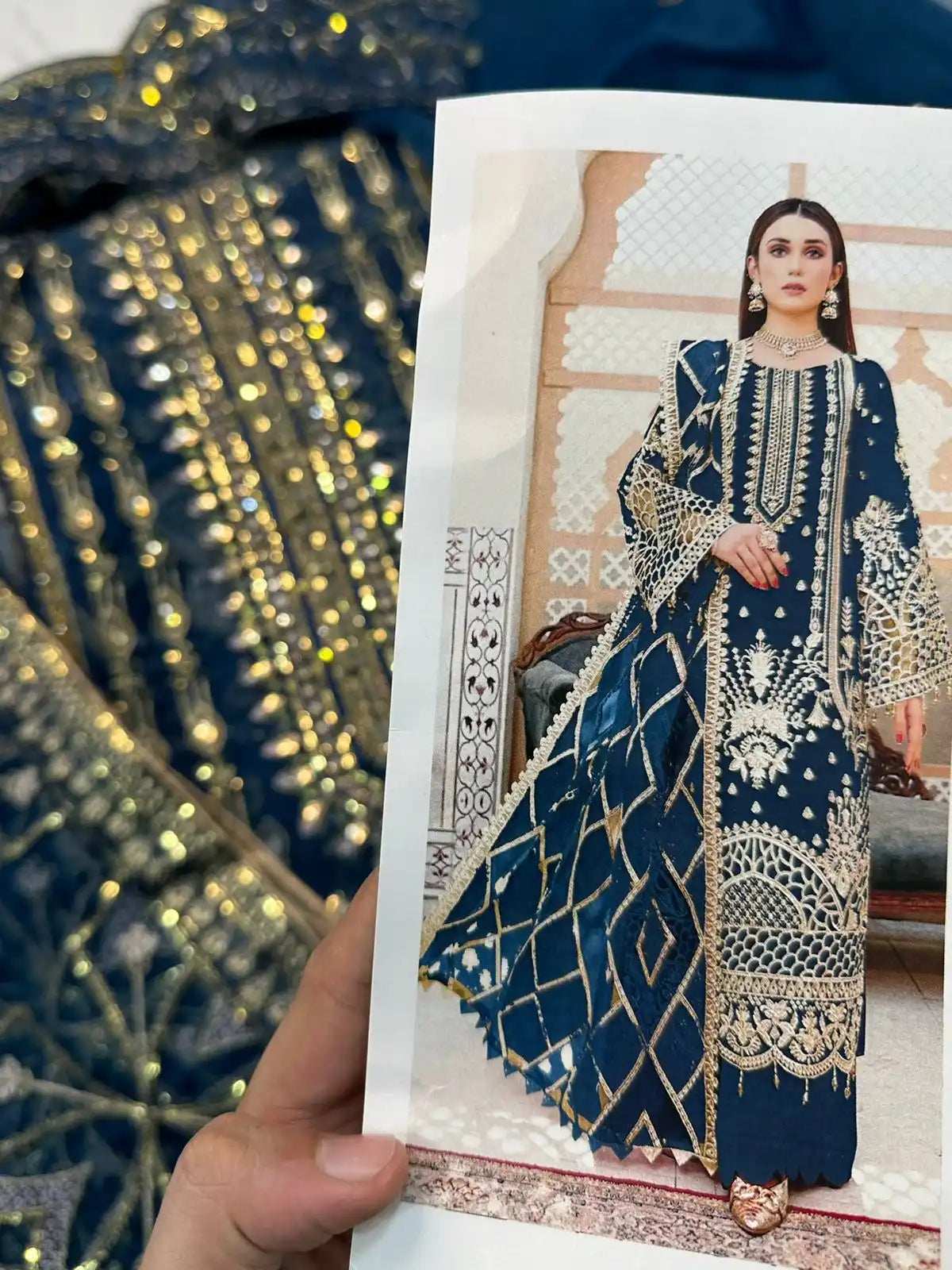 4PC FANCY HEAVY EMBROIDERY WORK