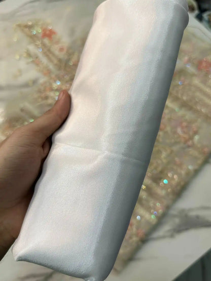 4PC WHITE HEAVY FANCY SUIT FULLY EMBROIDERED WORK