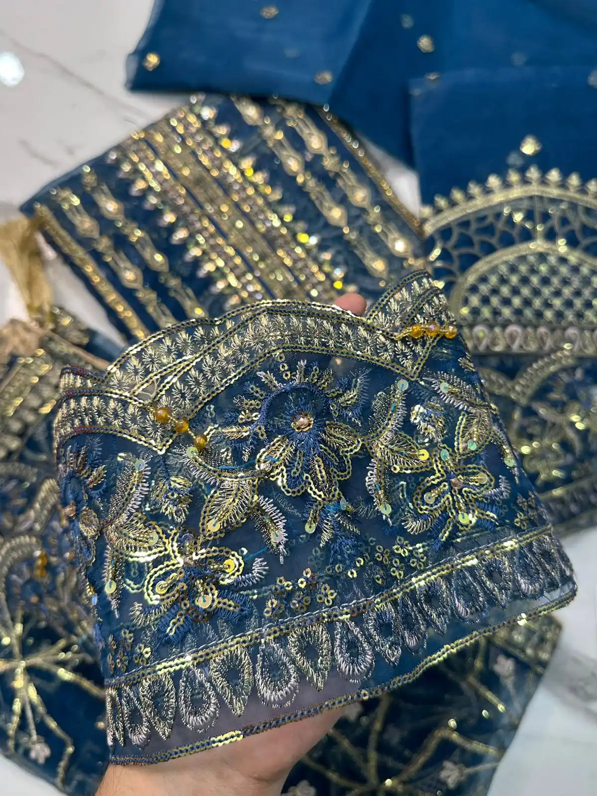 4PC FANCY HEAVY EMBROIDERY WORK