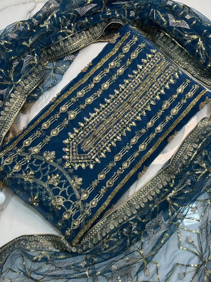 4PC FANCY HEAVY EMBROIDERY WORK