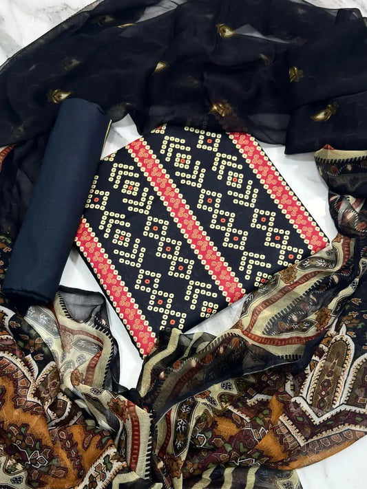 3PC LUXURY LAWN PRINTED