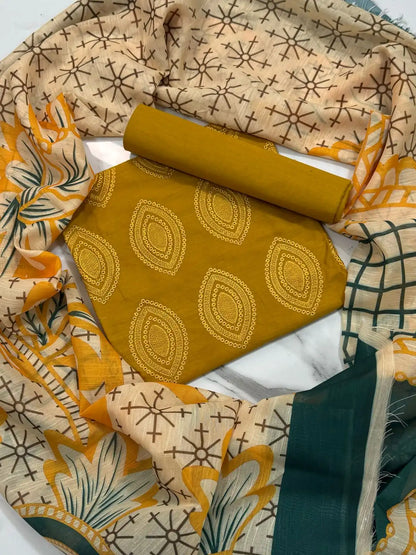 LAAM 4PC EMBROIDERED LAWN