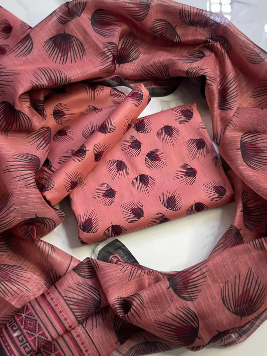 3PC PURE LUXURY LAWN PRINTED