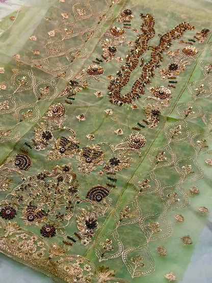 4PC PISTA FANCY HEAVY EMBROIDERY WORK