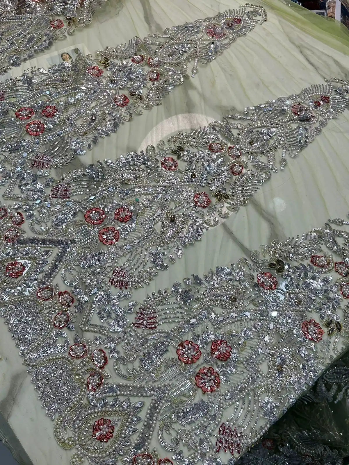 4PC PISTA HEAVY MAXI FANCY SUIT FULLY EMBROIDERED WORK