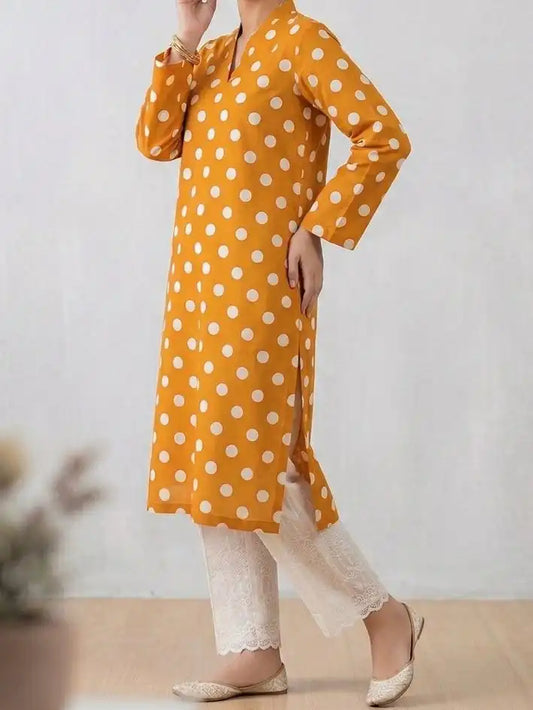 2PC PURE LAWN WITH CHICKEN KAARI TROUSER