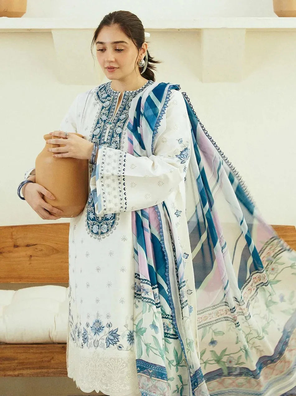 ZARA SHAHJAHAN 4PC EMBROIDERED LAWN