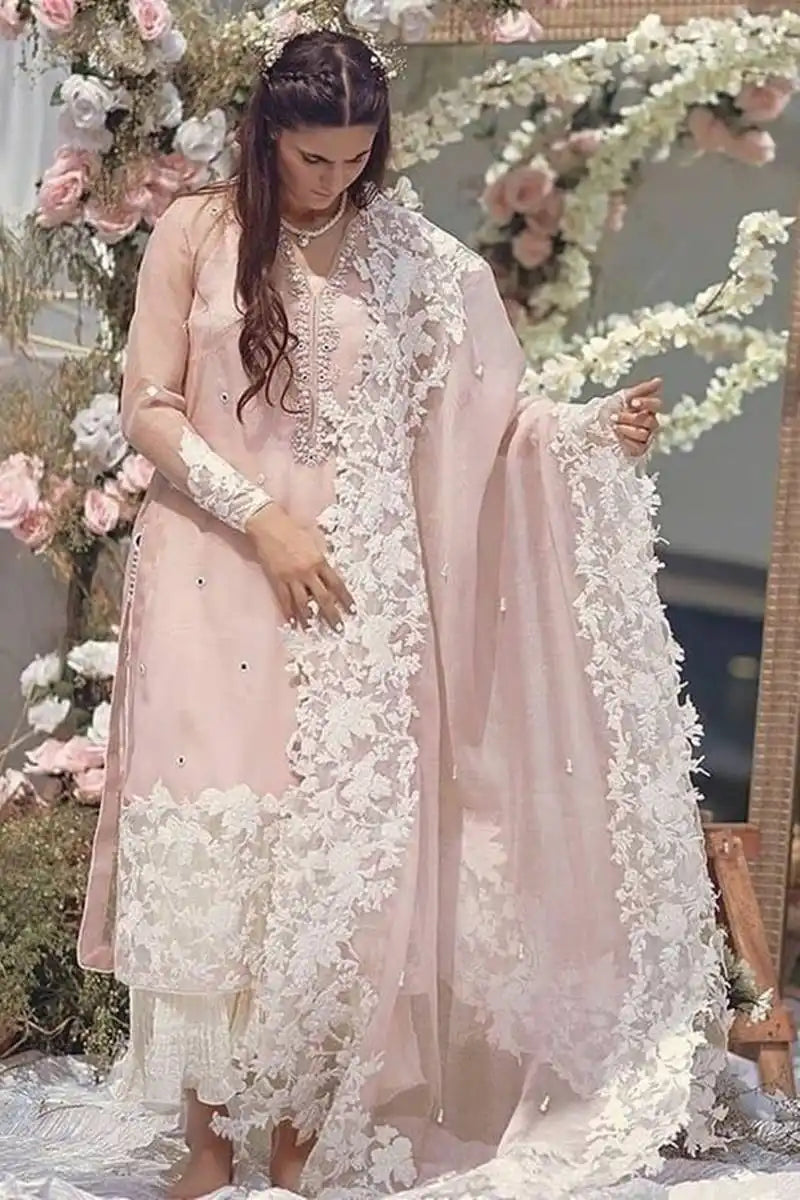 BAREEZE 4PC EMBROIDERED LAWN